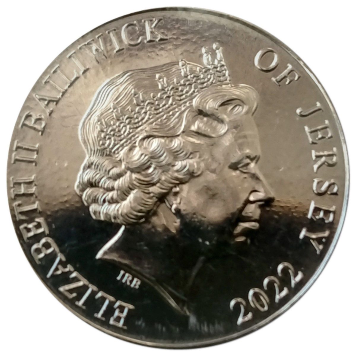 Jersey 10 Pence - Elizabeth II Jersey Lily obverse