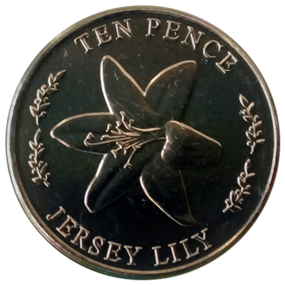 Jersey 10 Pence - Elizabeth II Jersey Lily