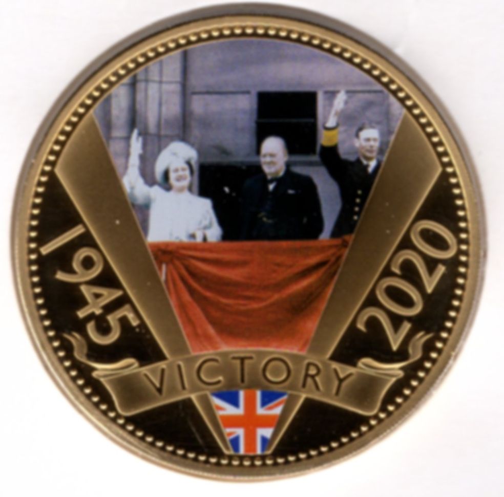Guernsey 50 Pence - Elizabeth II 75th Anniversary of VE Day