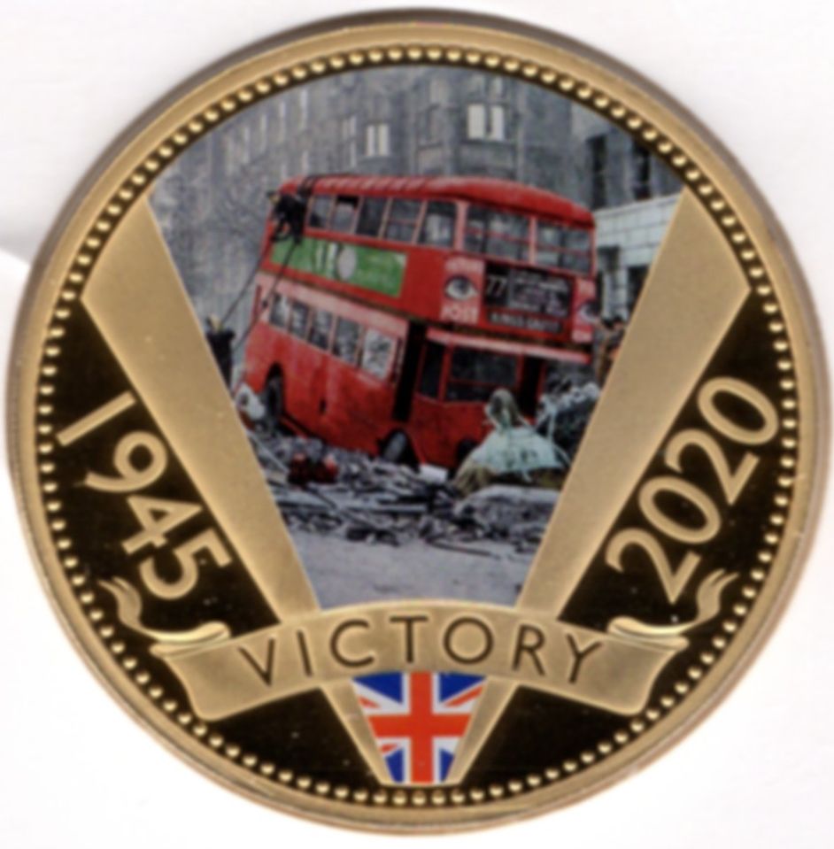 Guernsey 50 Pence - Elizabeth II 75th Anniversary of VE Day