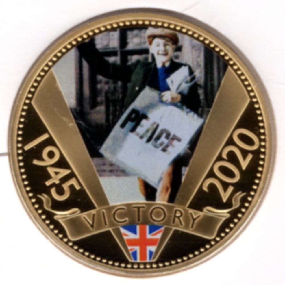 Guernsey 50 Pence - Elizabeth II 75th Anniversary of VE Day