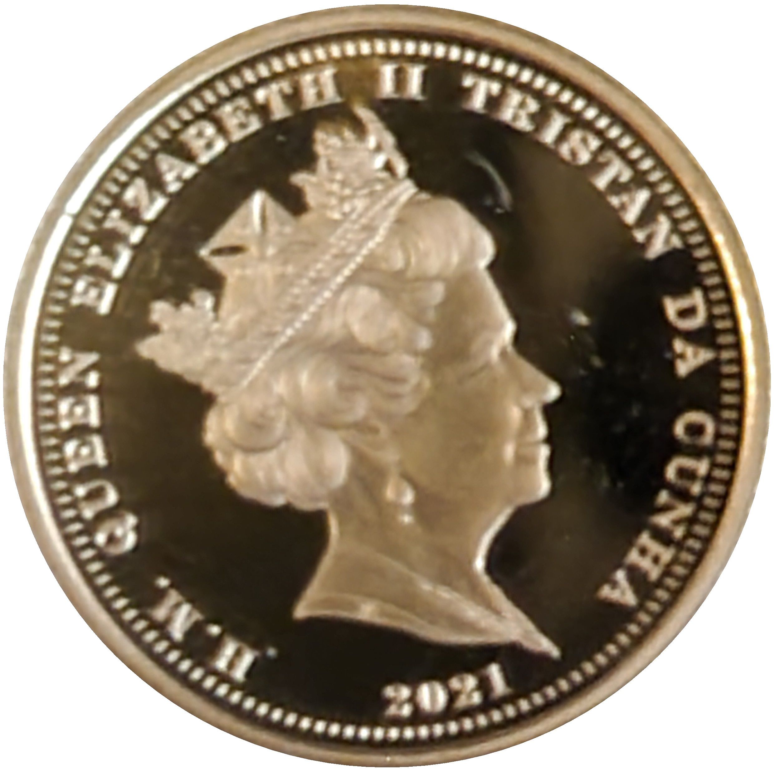 Tristan da Cunha ¼ Sovereign - Elizabeth II HRH Prince Philip obverse