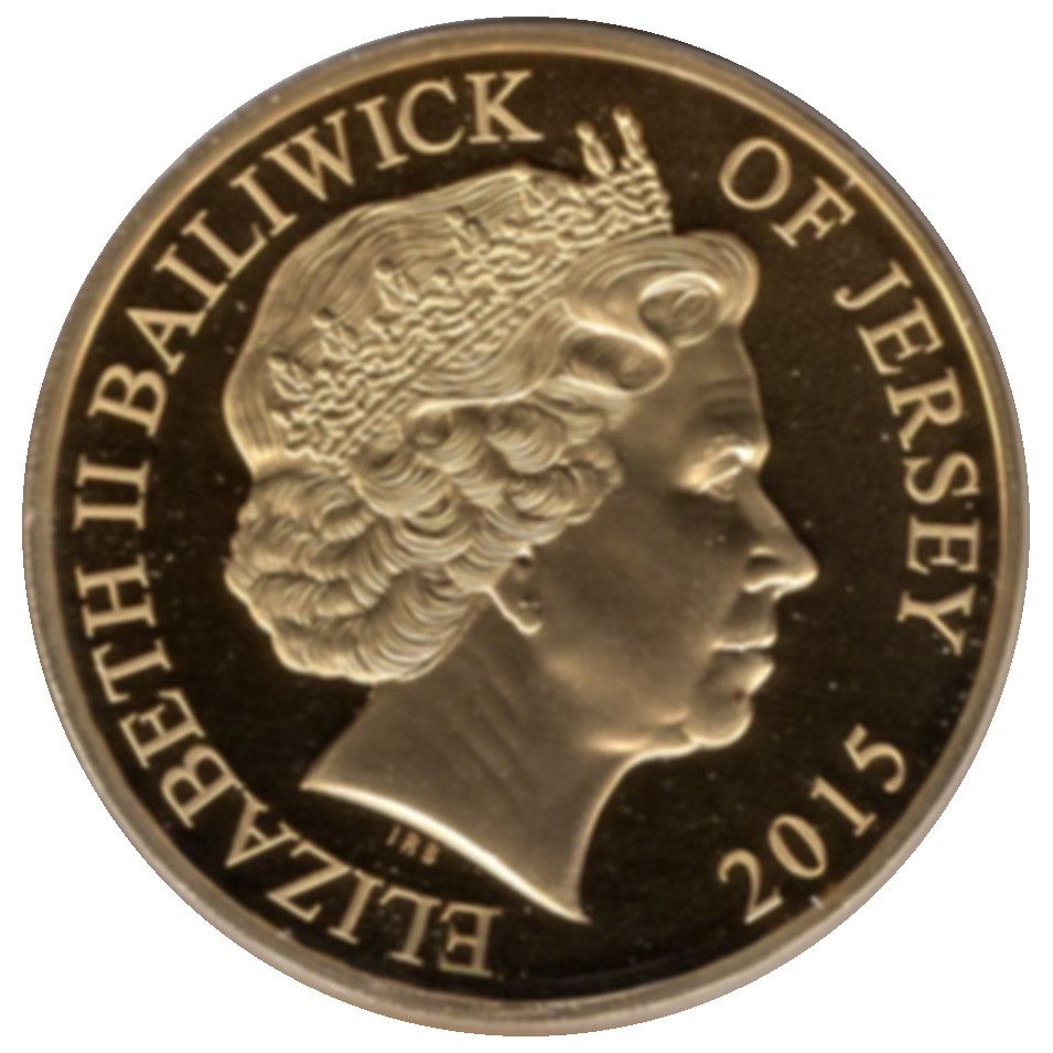 Jersey 50 Pence - Elizabeth II Commonwealth Day obverse