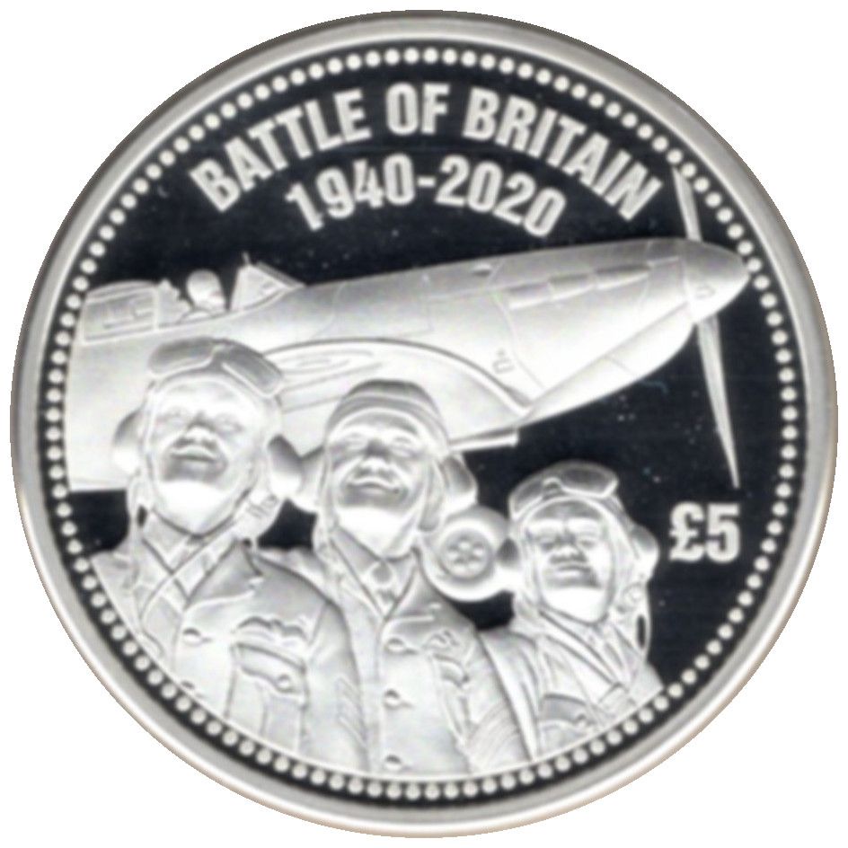 Jersey 5 Pounds - Elizabeth II Battle of Britain