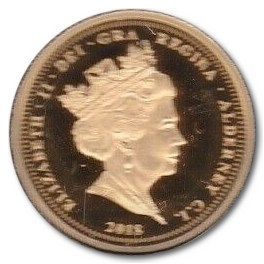 Alderney ¼ Sovereign - Elizabeth II 65th Ann. Coronation