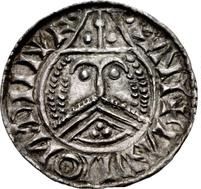 Hiberno-Norse Dublin 1 Penny Scratched die obverse