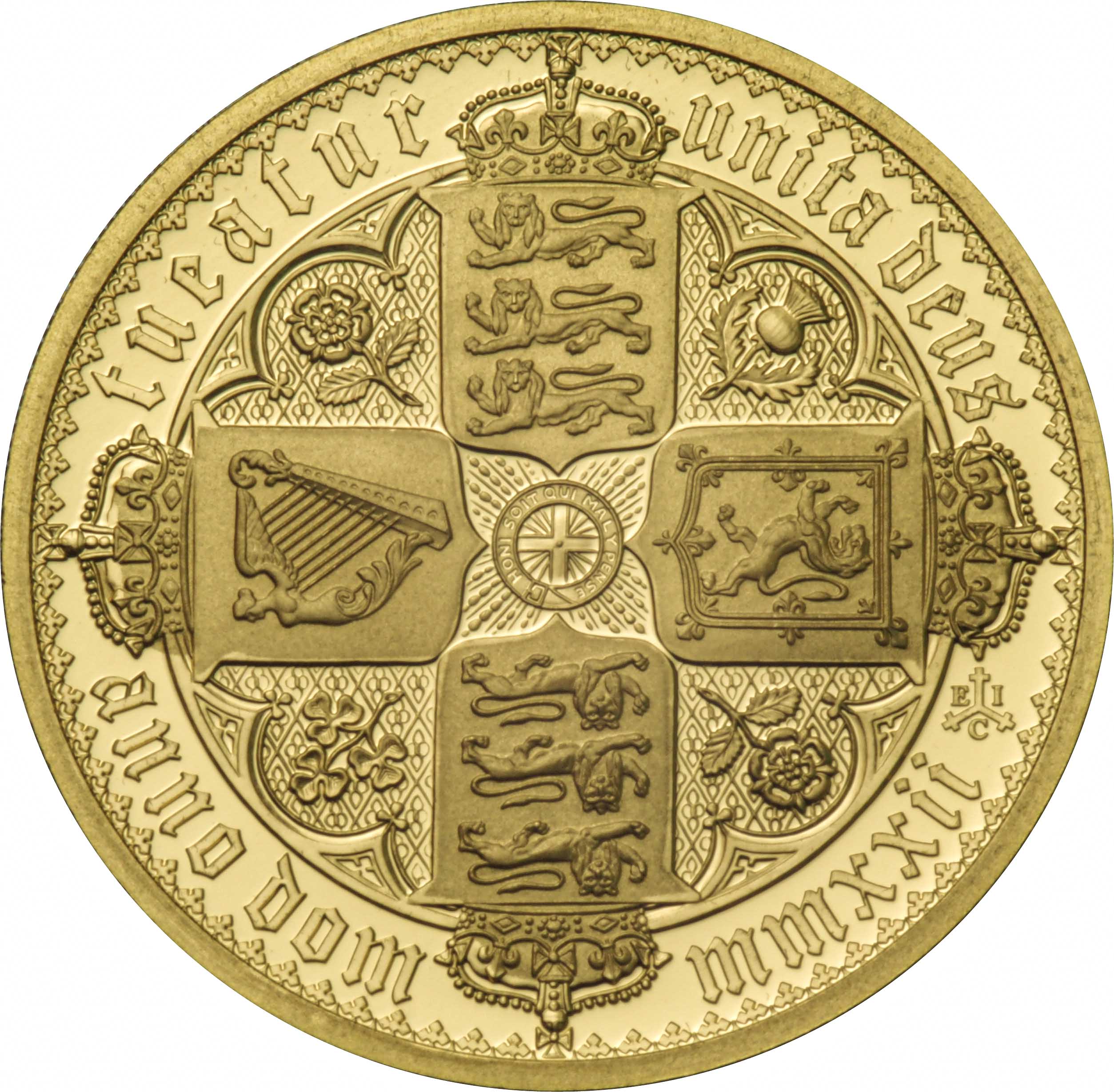 Saint Helena 5 Pounds - Elizabeth II Gothic Crown