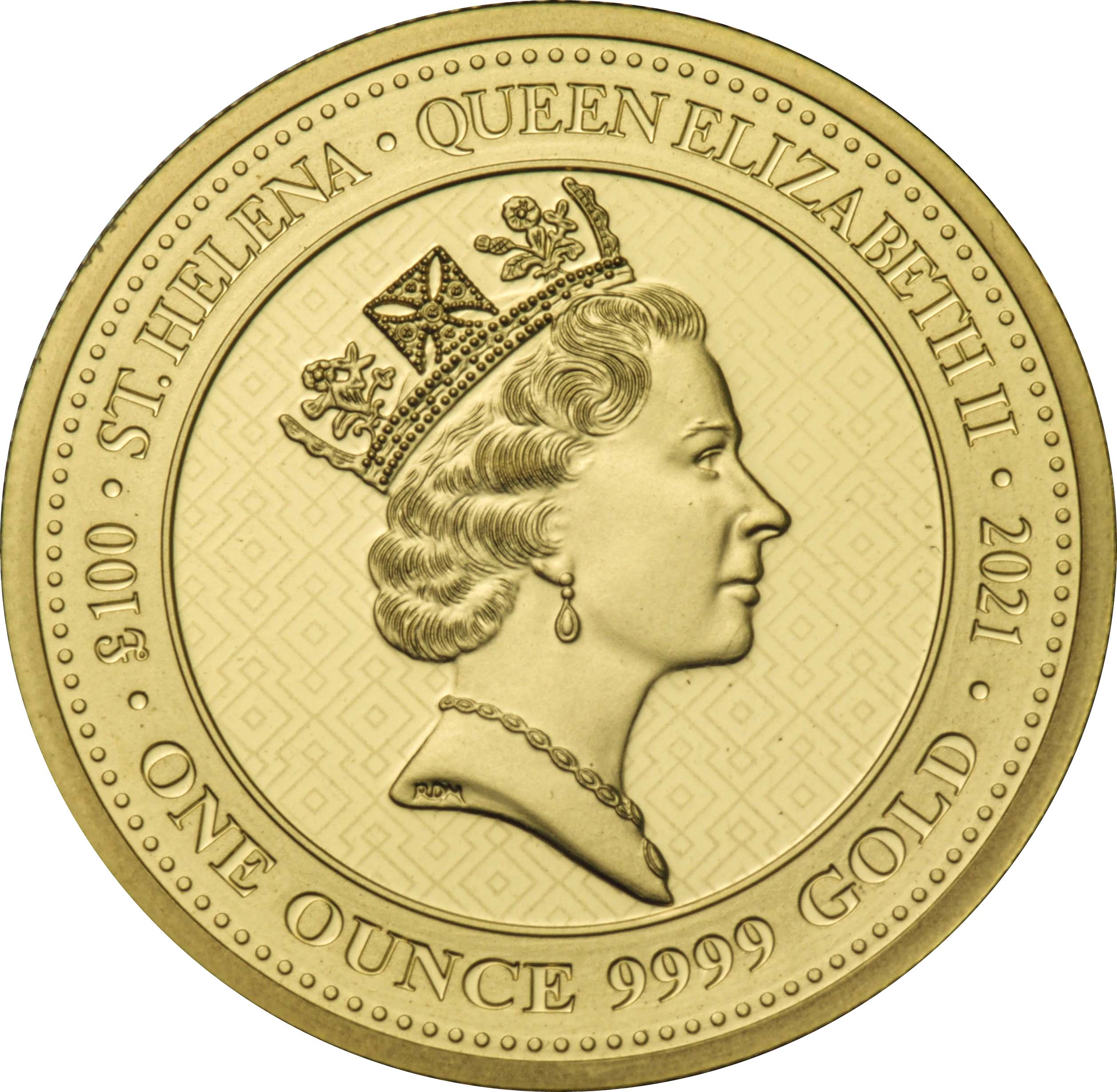 Saint Helena 100 Pounds - Elizabeth II Victory obverse