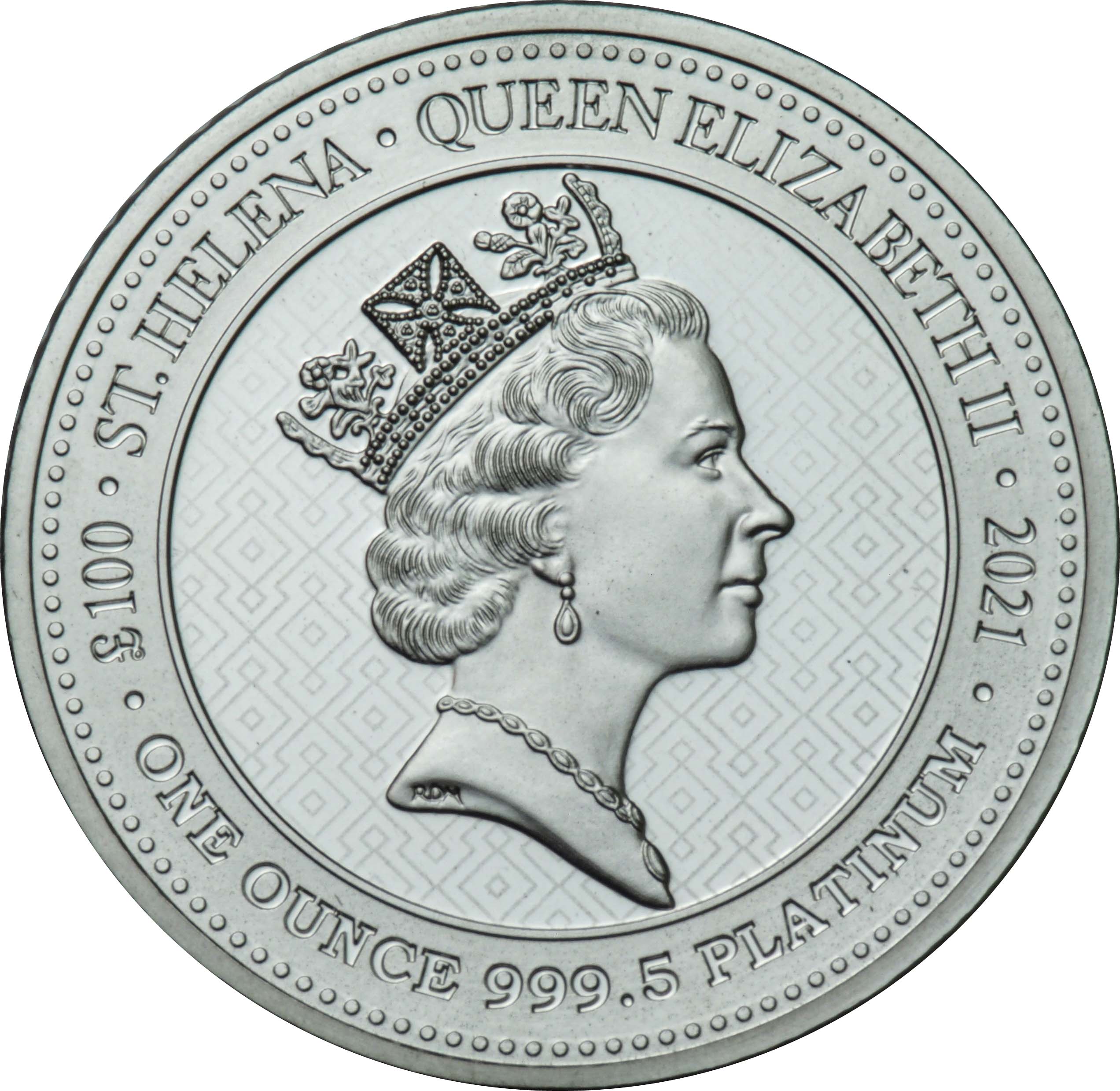 Saint Helena 100 Pounds - Elizabeth II Victory obverse
