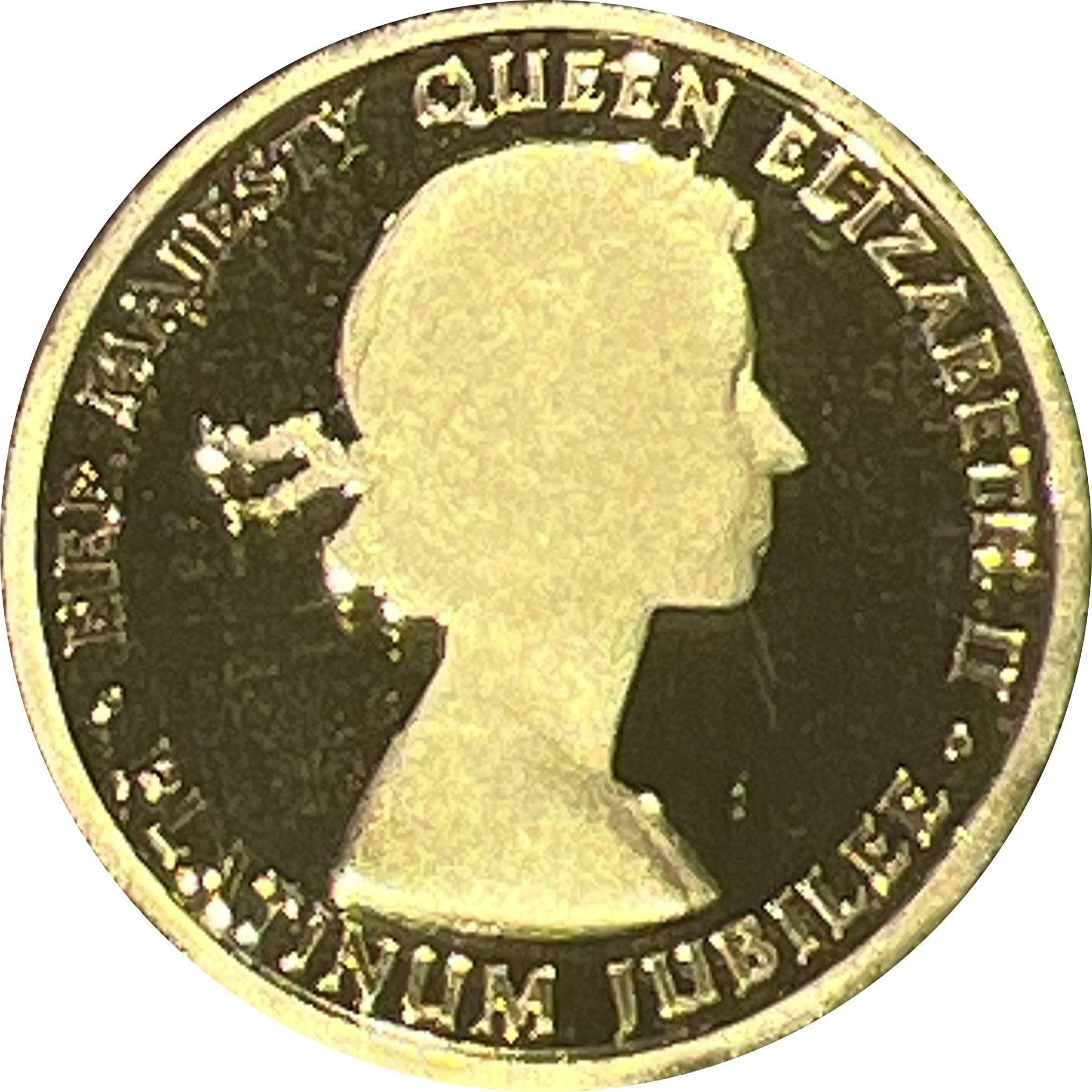 Gibraltar 2 Crowns - Elizabeth II Platinum Jubilee - 70 years of Duty