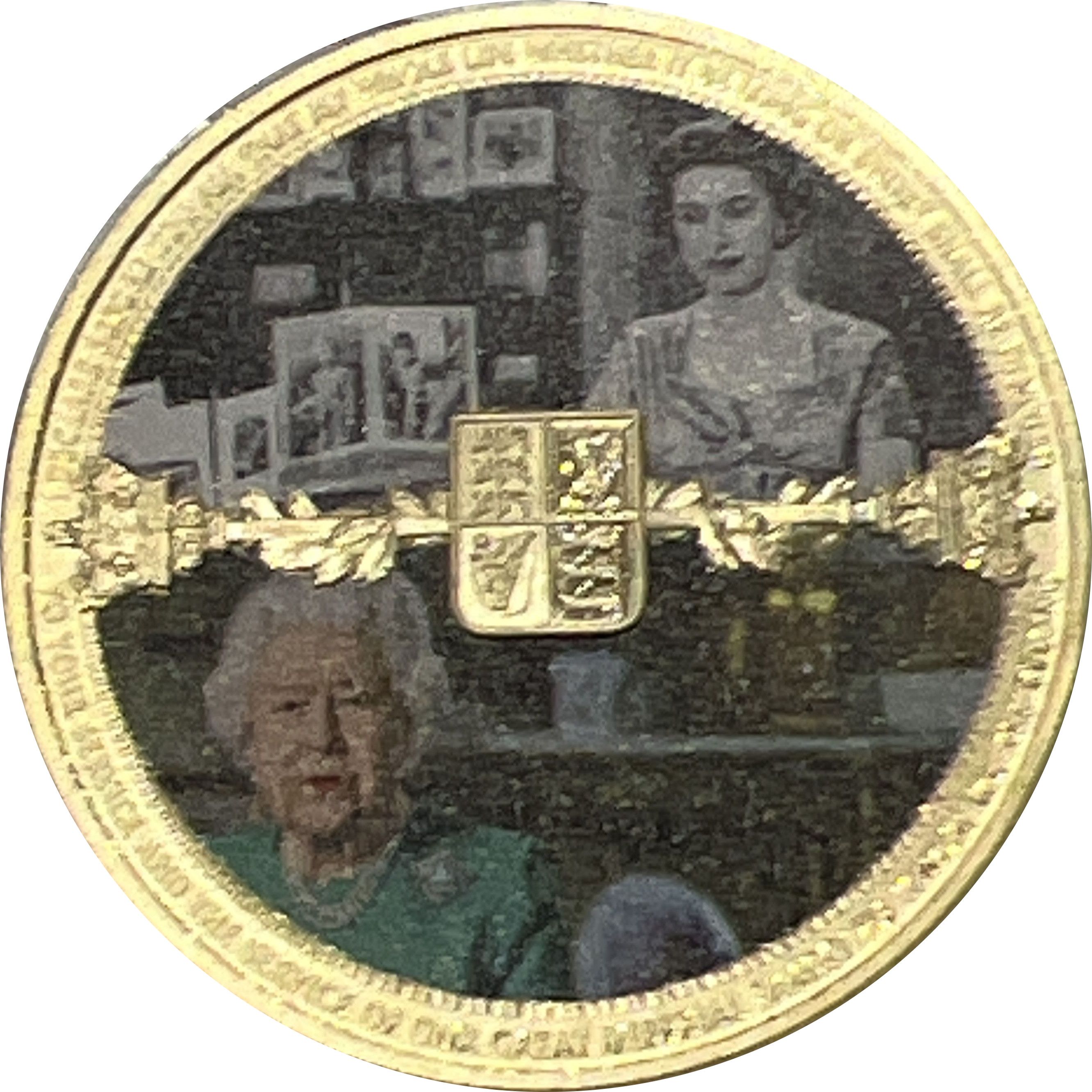 Gibraltar 1 Crown - Elizabeth II Platinum Jubilee - A Constant