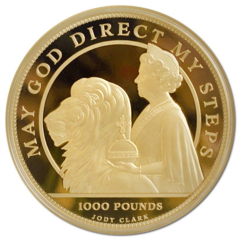 Alderney 1000 Pounds - Elizabeth II 95th Birthday