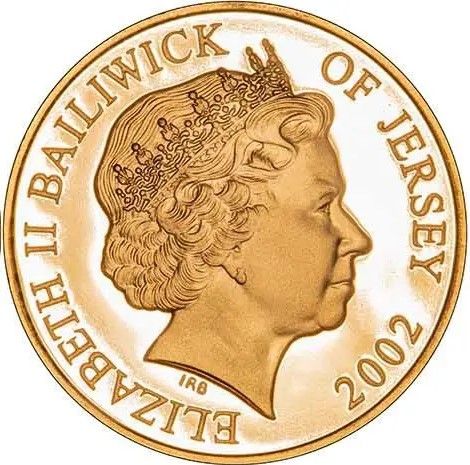Jersey 25 Pounds - Elizabeth II Duke of Wellington obverse