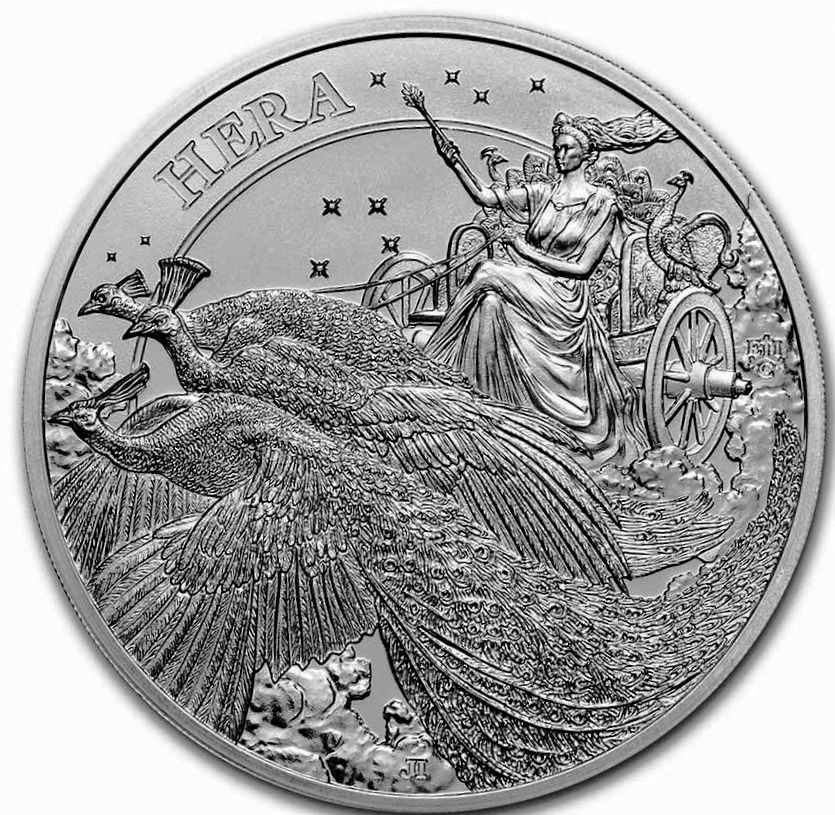 Saint Helena 1 Pound - Elizabeth II Hera and the Peacock reverse