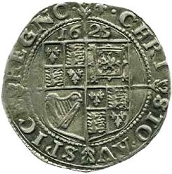 6 Pence - Charles I 1st bust; group A