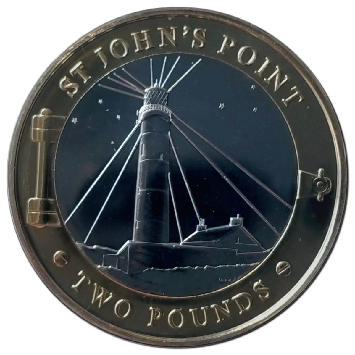Jersey 2 Pounds - Elizabeth II Robert Stevenson - St John's Point