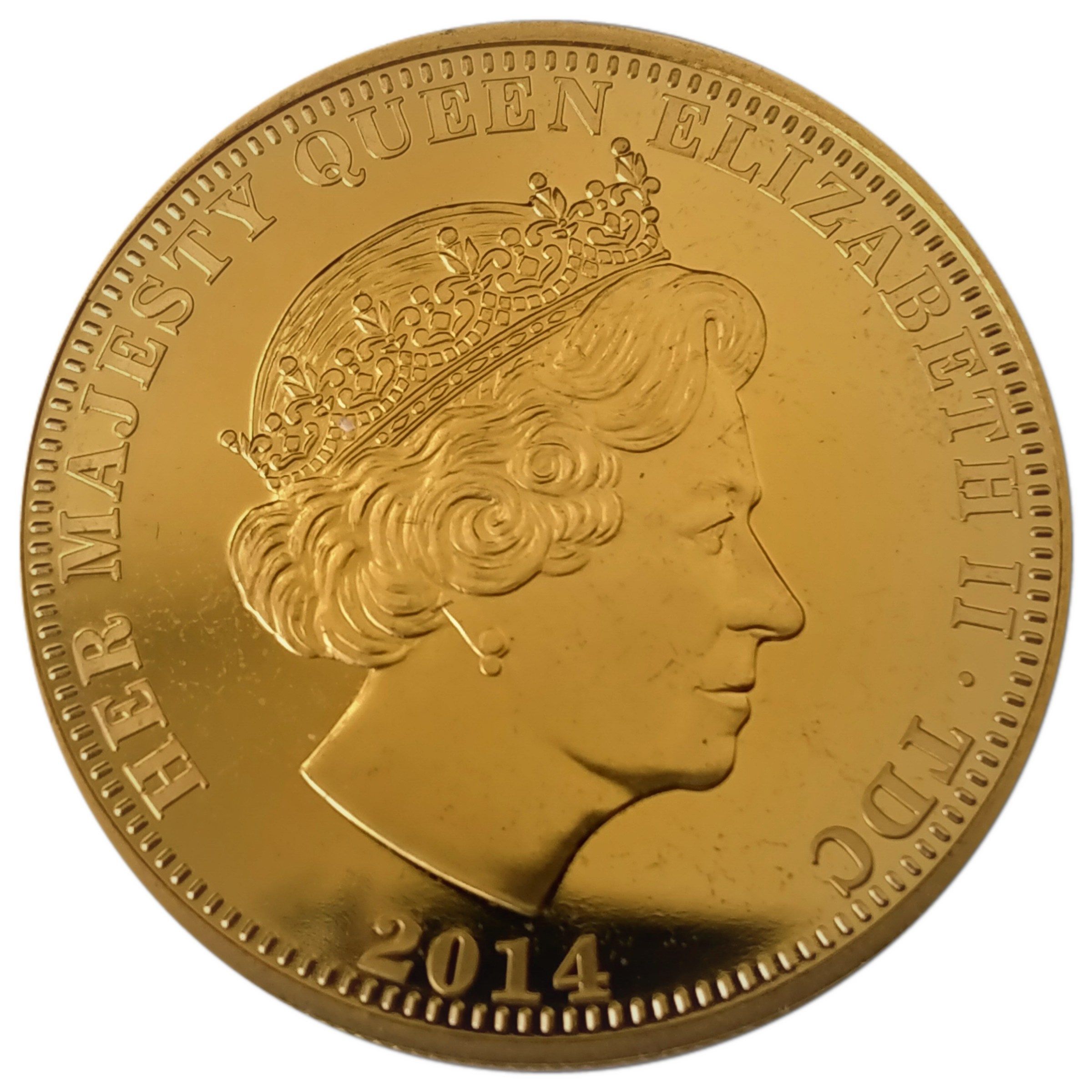 Tristan da Cunha 1 Crown - Elizabeth II Centenary of World War One obverse