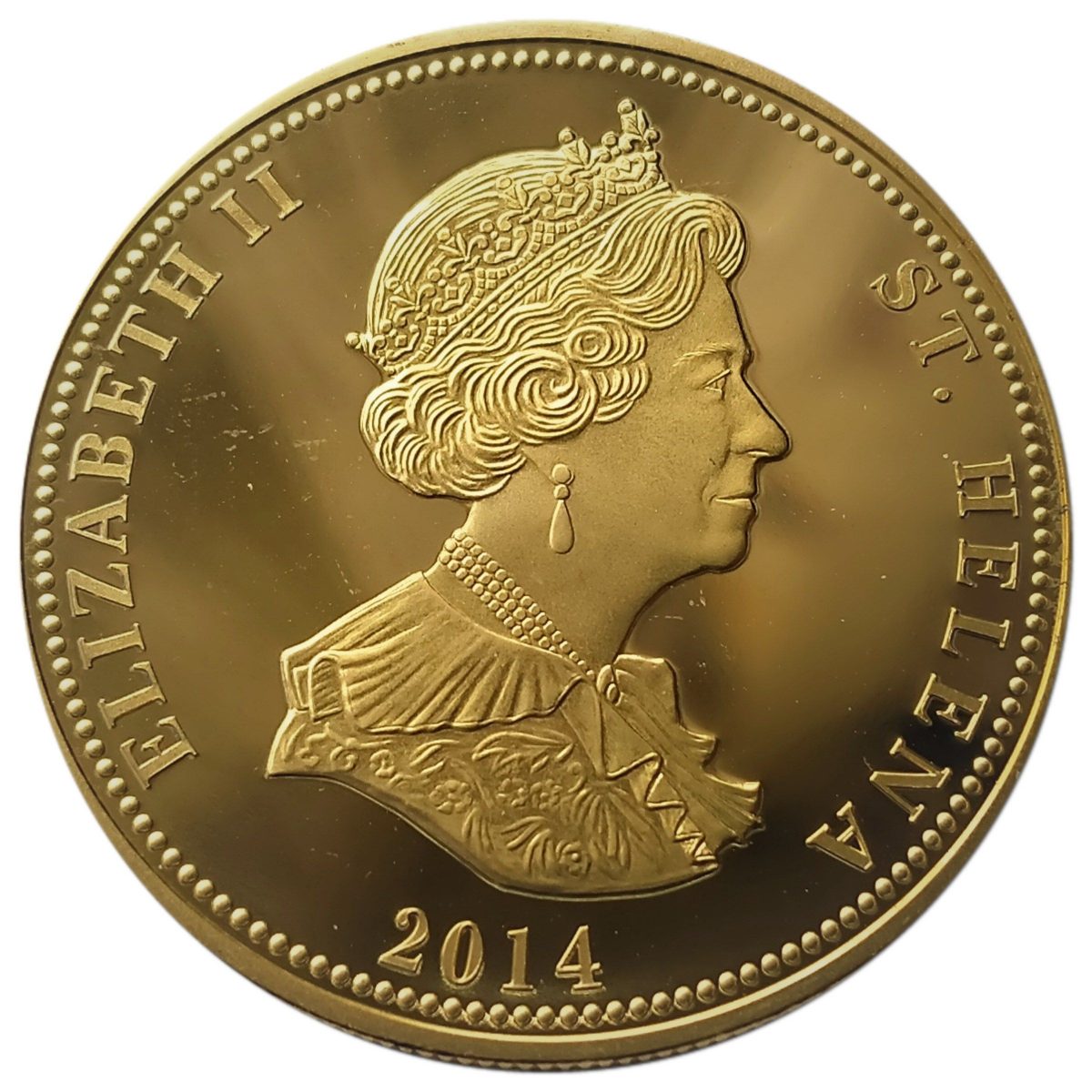 Saint Helena 25 Pence - Elizabeth II Four Generations Of The Royal Family obverse