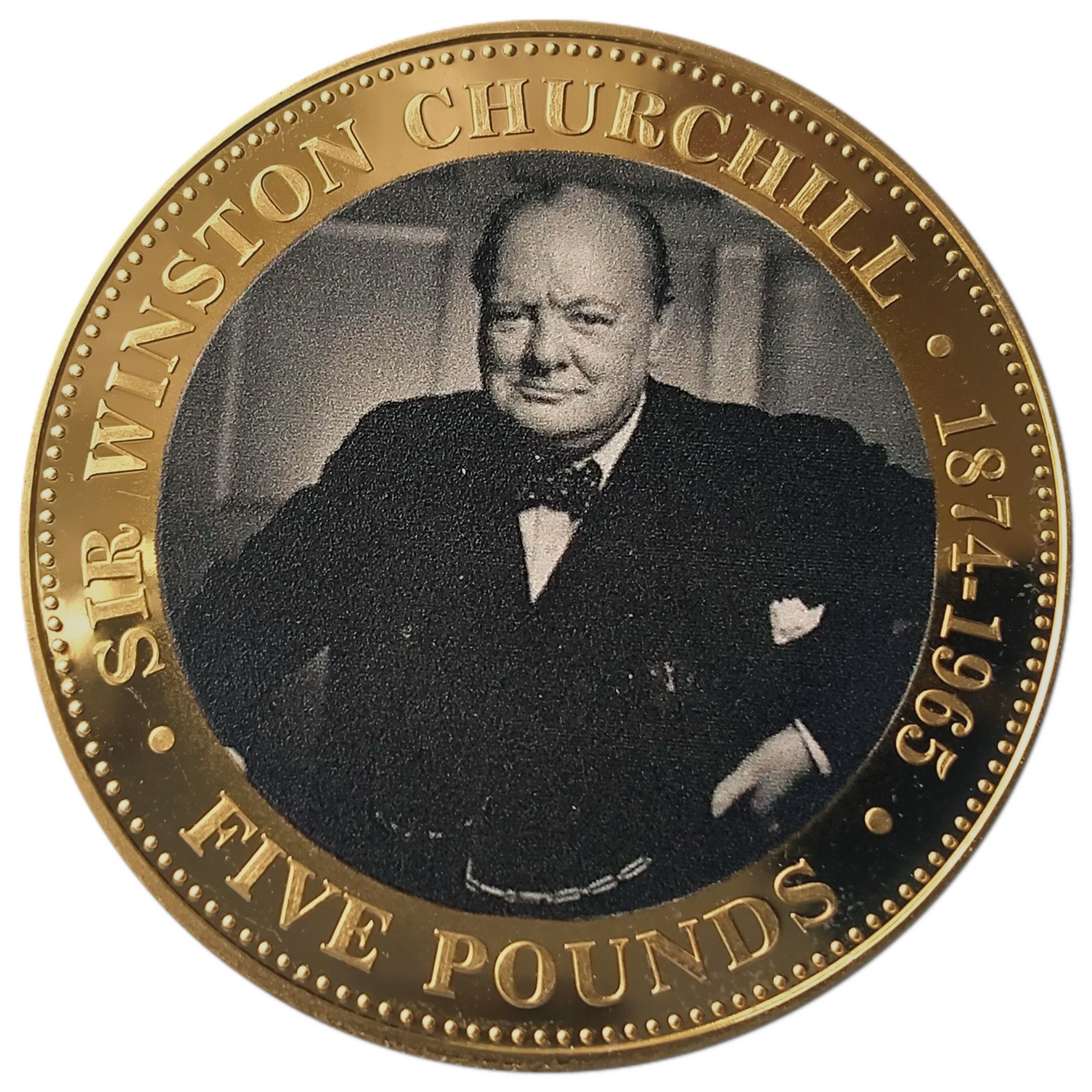 Tristan da Cunha 5 Pounds - Elizabeth II Sir Winston Churchill obverse