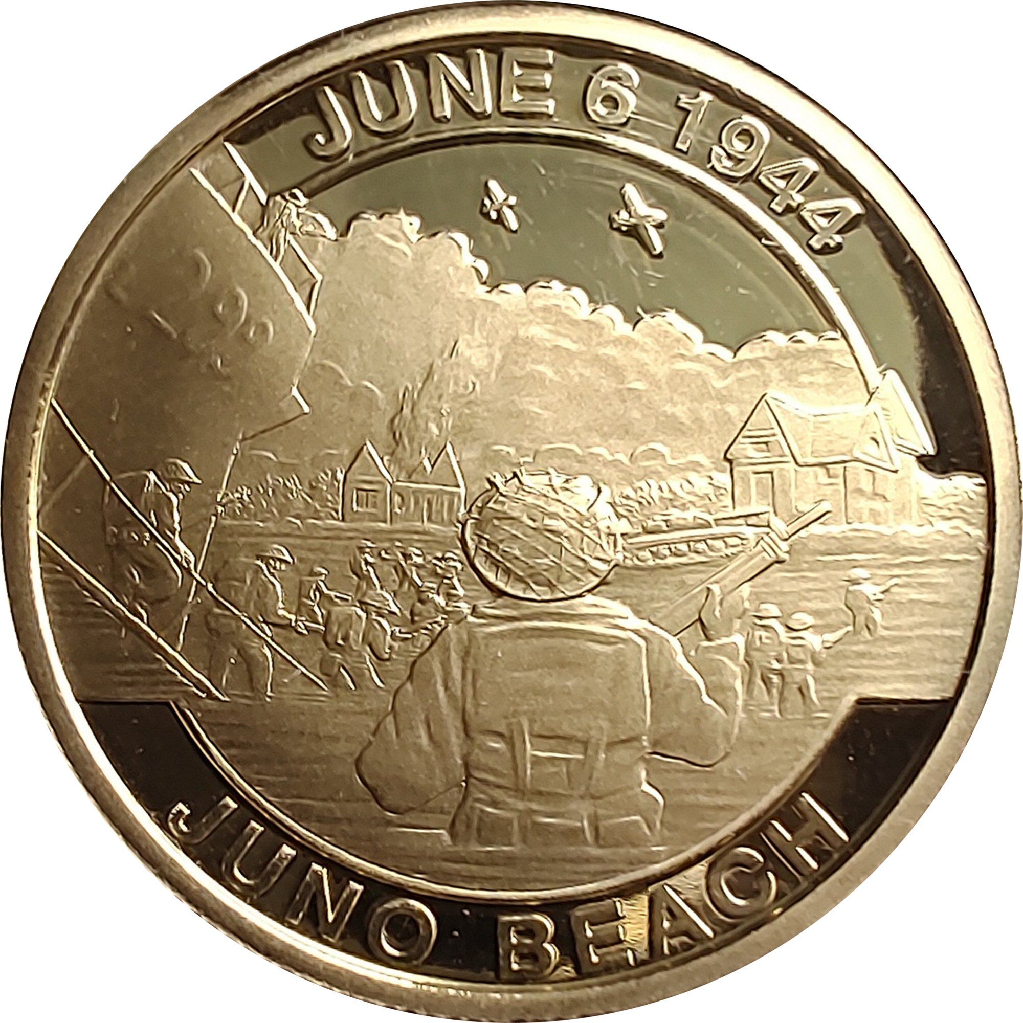 Gibraltar 2 Crowns - Elizabeth II Juno Beach
