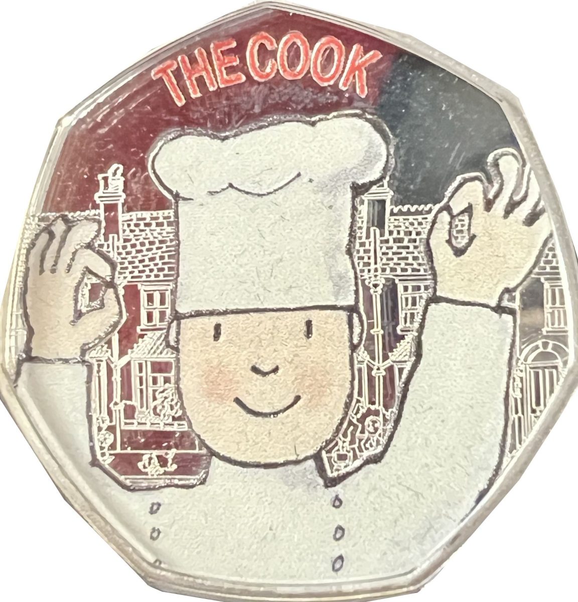 Guernsey 50 Pence - Elizabeth II The Cook reverse