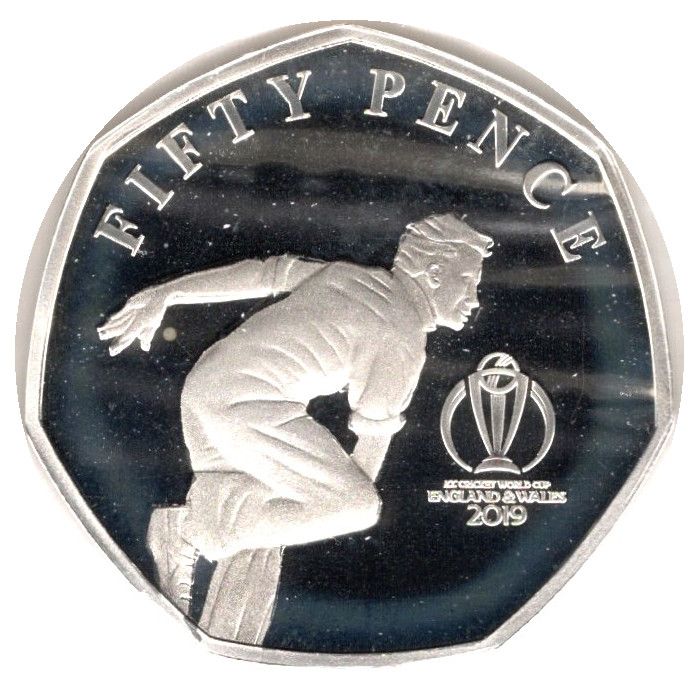 Isle of Man 50 Pence - Elizabeth II Delivery Strike; Silver Proof