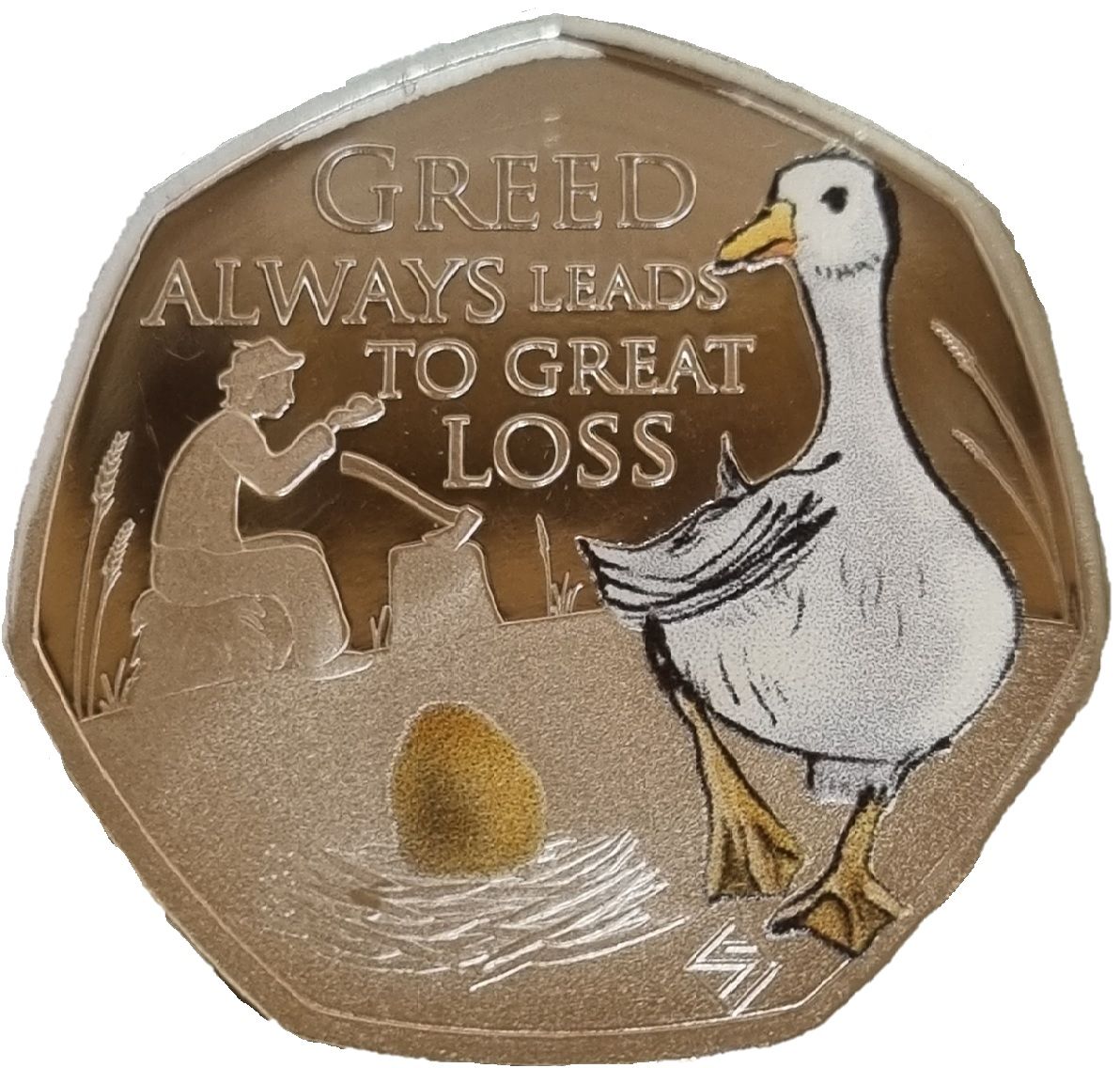 Saint Helena 50 Pence - Elizabeth II Aesop's Fables