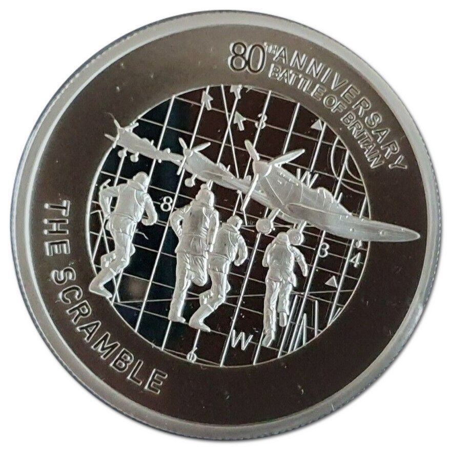 Alderney 50 Pence - Elizabeth II Battle of Britain - The Scramble