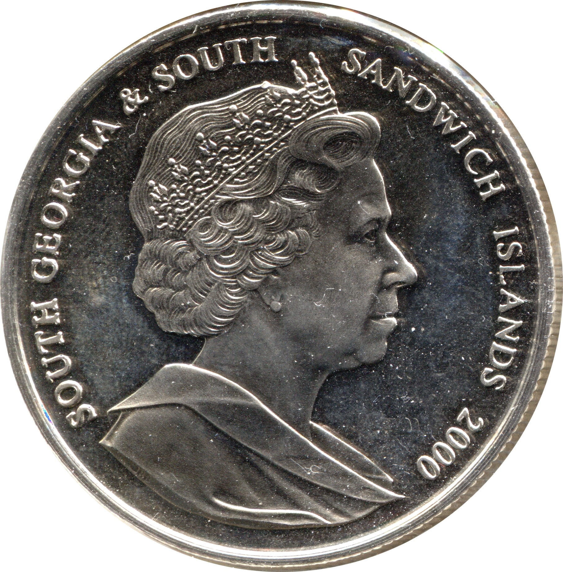 South Georgia and the South Sandwich Islands 2 Pounds - Elizabeth II Discovery of South Georgia obverse