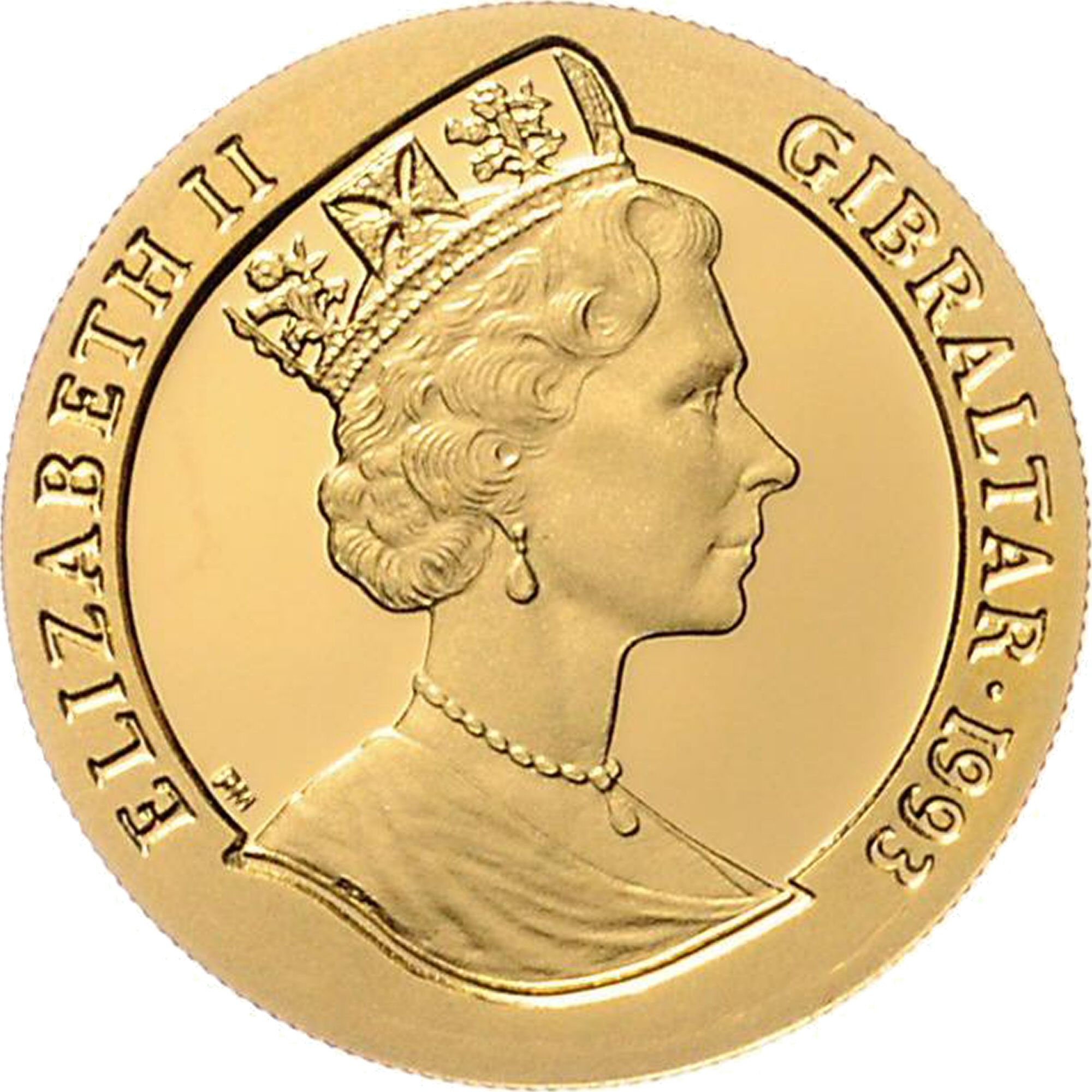 Gibraltar 70 ECUs - Elizabeth II Ariane Space Programme obverse