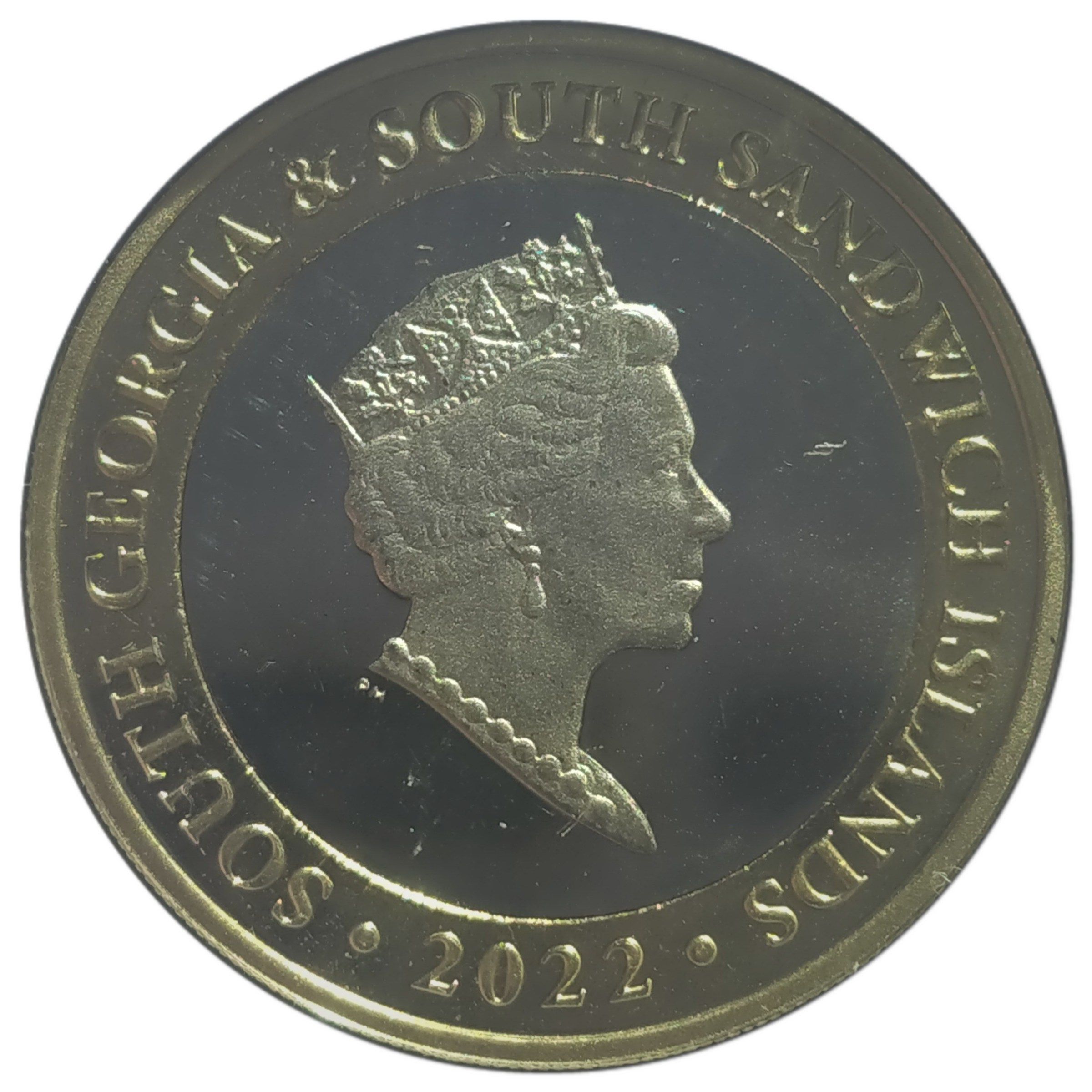 South Georgia and the South Sandwich Islands 2 Pounds - Elizabeth II Imperial Trans-Antarctic expedition obverse
