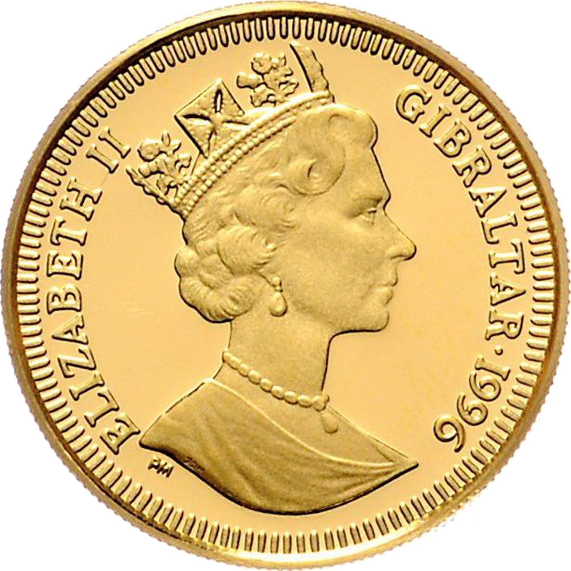 Gibraltar 70 ECUs - Elizabeth II 1000 Years of Austria obverse