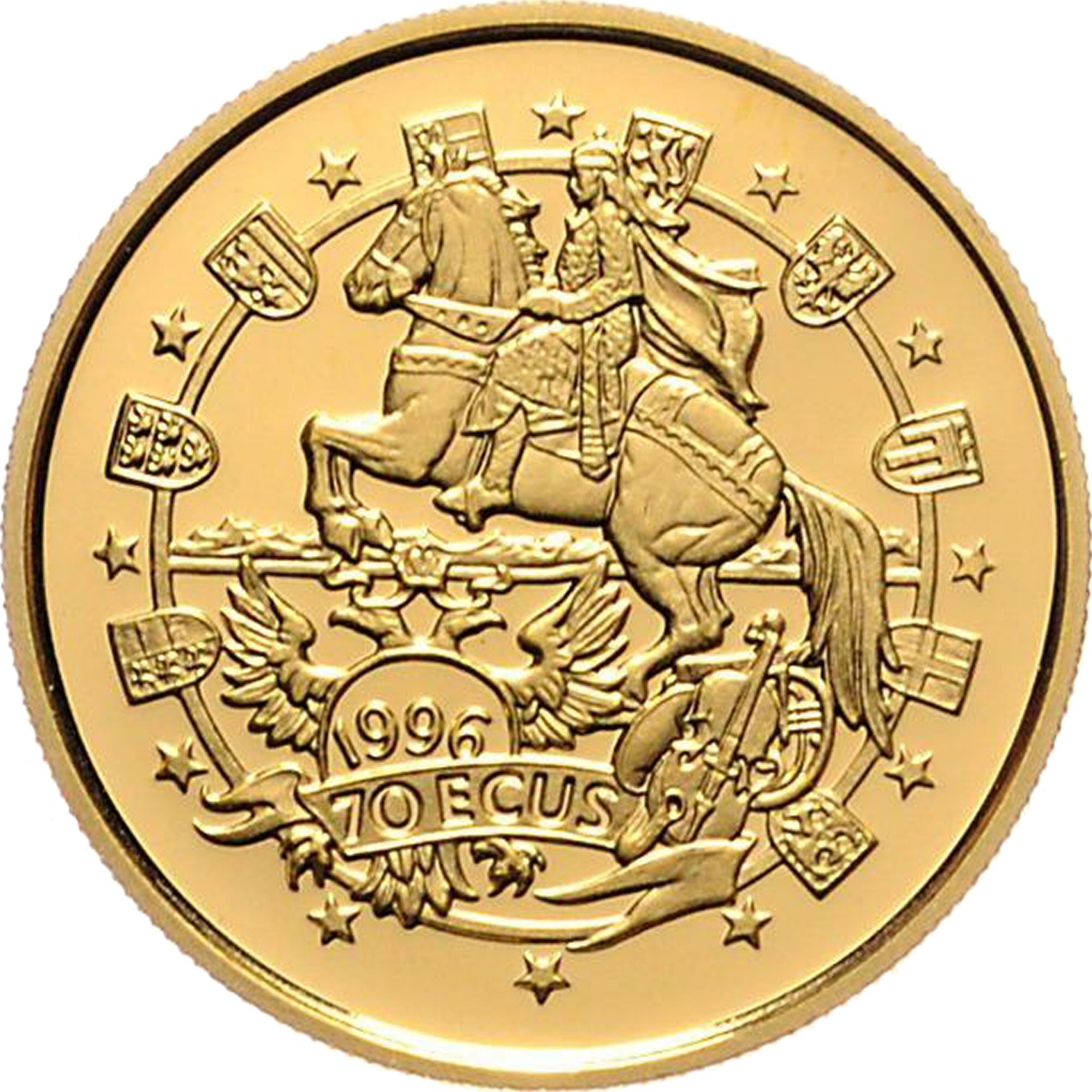 Gibraltar 70 ECUs - Elizabeth II 1000 Years of Austria