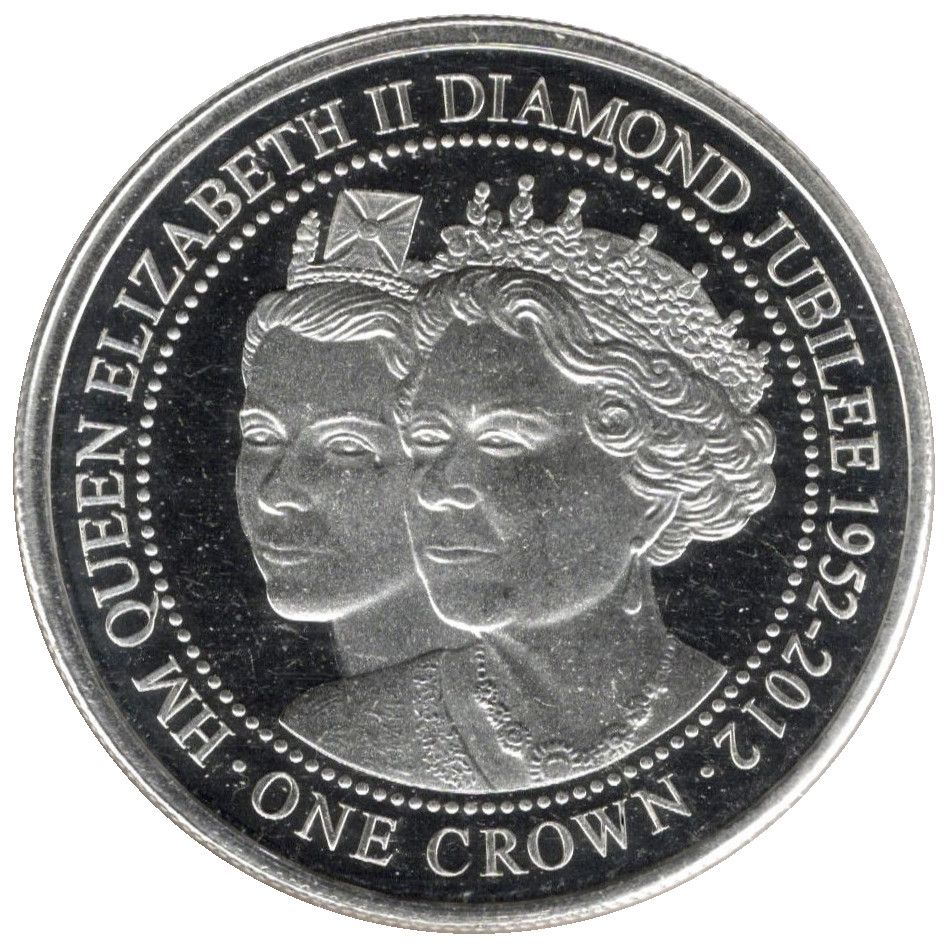 Gibraltar 1 Crown - Elizabeth II Diamond Jubilee