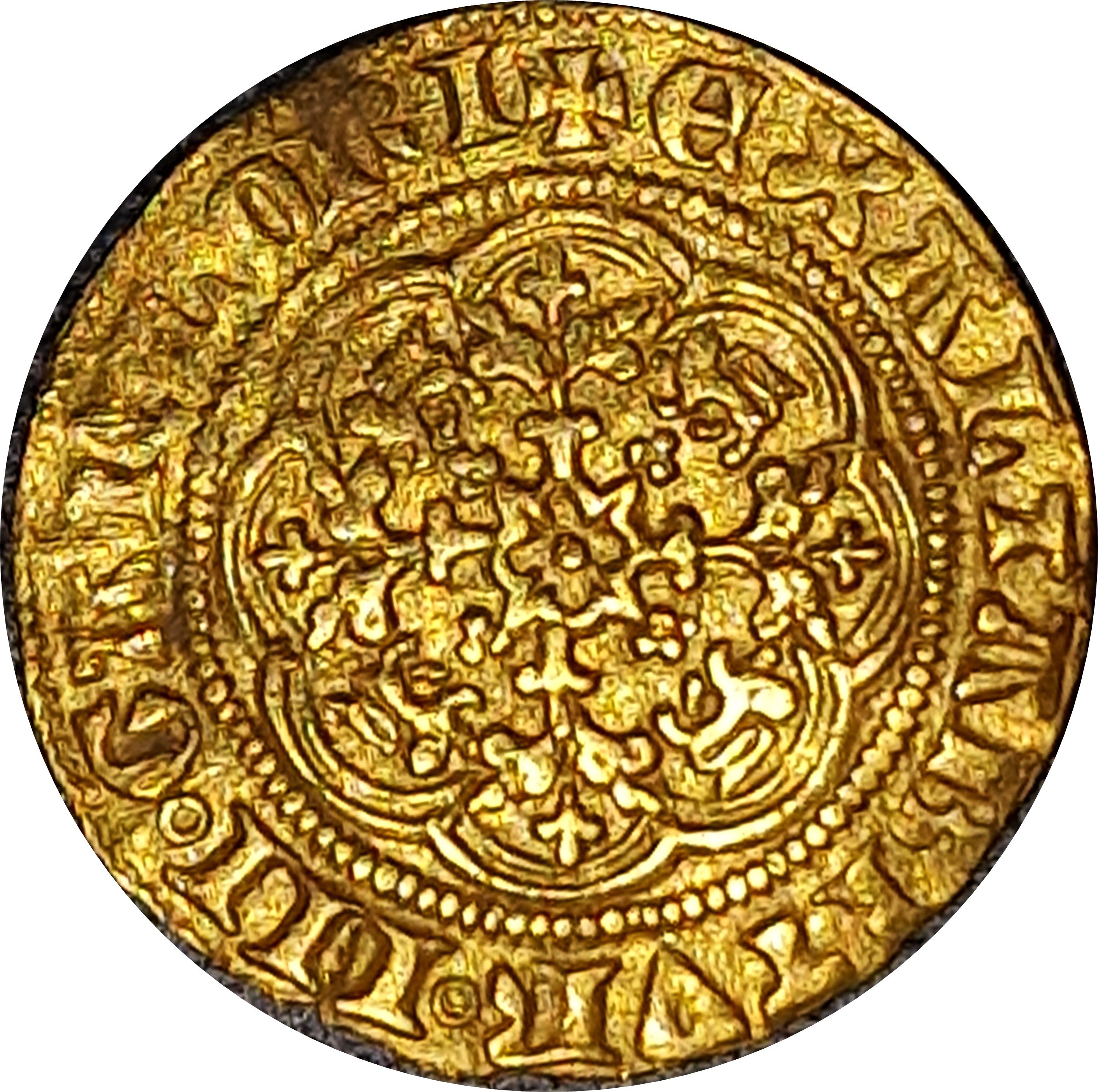 ¼ Noble - Edward III Pre-treaty period; class E
