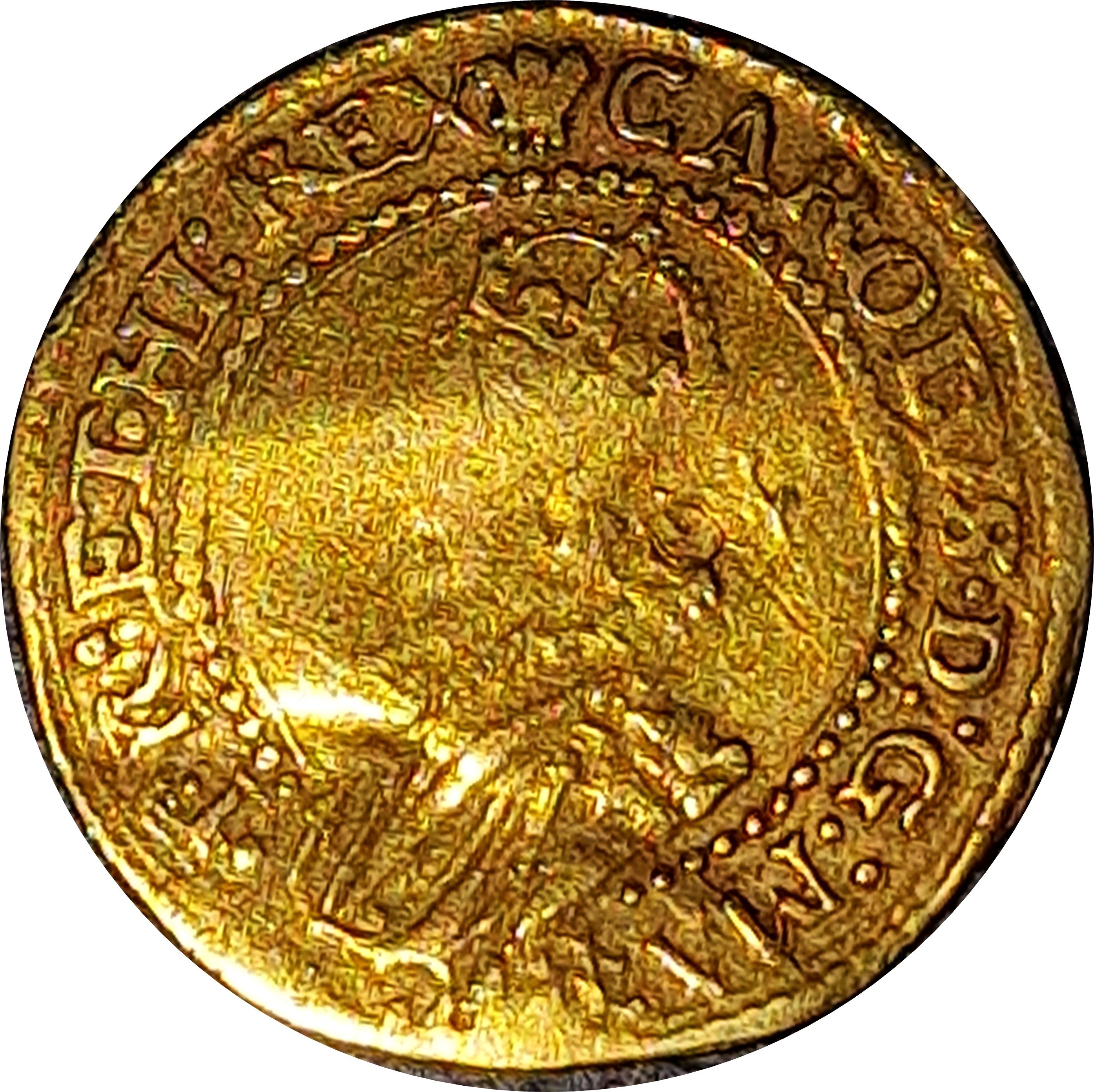 1 Crown - Charles I Tower; 3rd bust, mule obverse