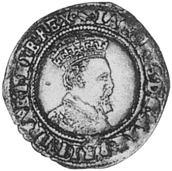 Ireland 1 Shilling - James I Third Bust obverse