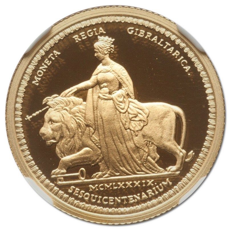Gibraltar 1 Sovereign - Elizabeth II Regal Coinage