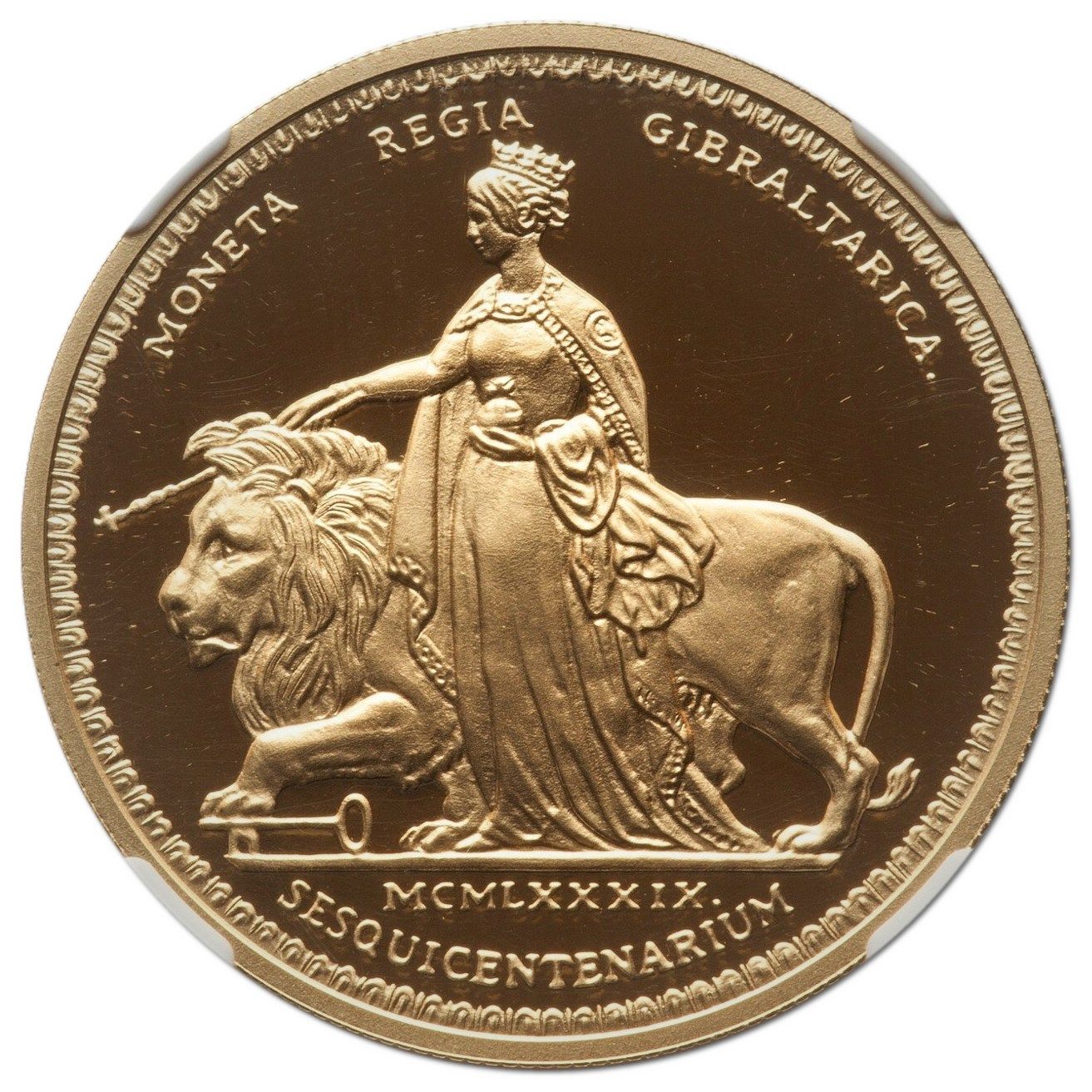 Gibraltar 5 Sovereigns - Elizabeth II Regal Coinage