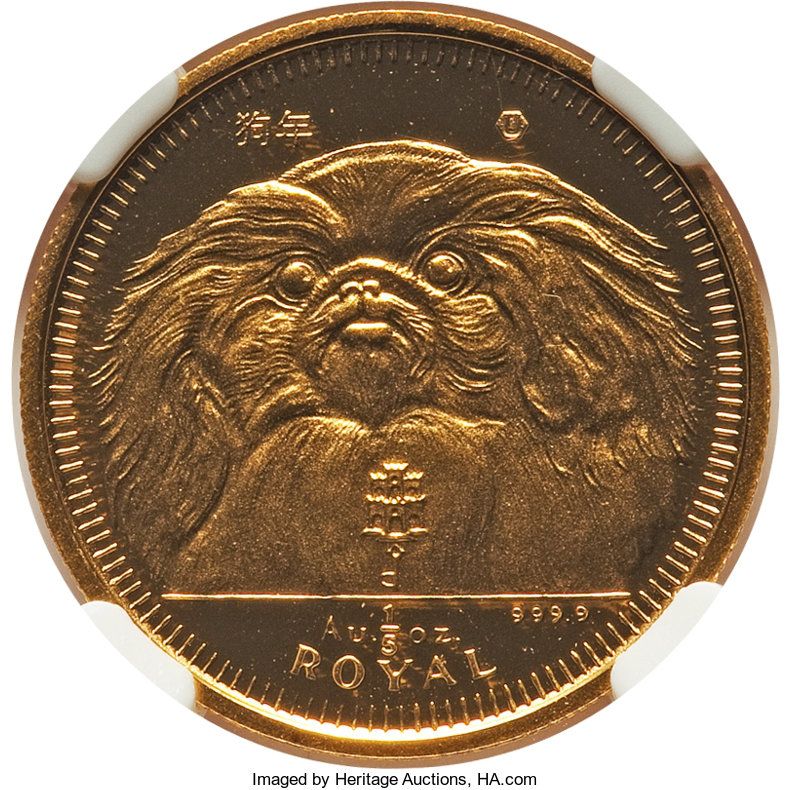 Gibraltar ⅕ Royal - Elizabeth II Pekingese Dog