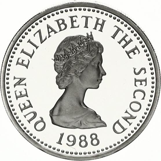 Jersey 1 Pound - Elizabeth II St. John; Silver Proof obverse