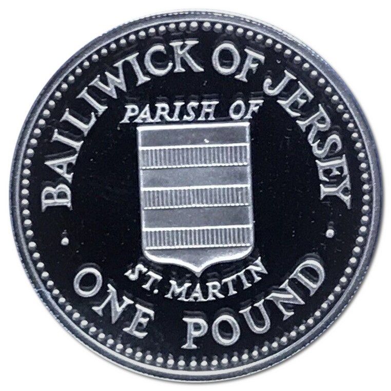 Jersey 1 Pound - Elizabeth II St. Martin; Silver Proof