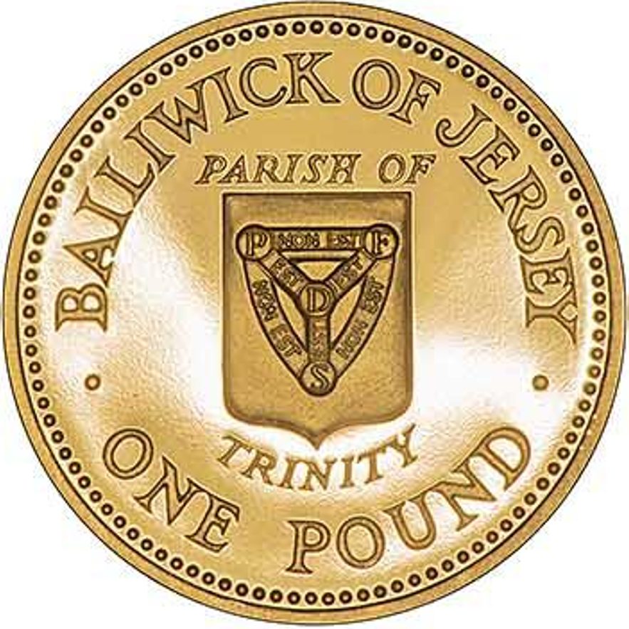 Jersey 1 Pound - Elizabeth II Trinity; Gold Proof