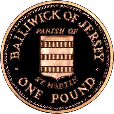Jersey 1 Pound - Elizabeth II St. Martin; Gold Proof