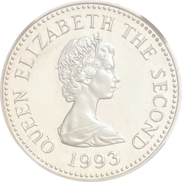 Jersey 1 Pound - Elizabeth II Barque, Gemini; Silver Proof obverse
