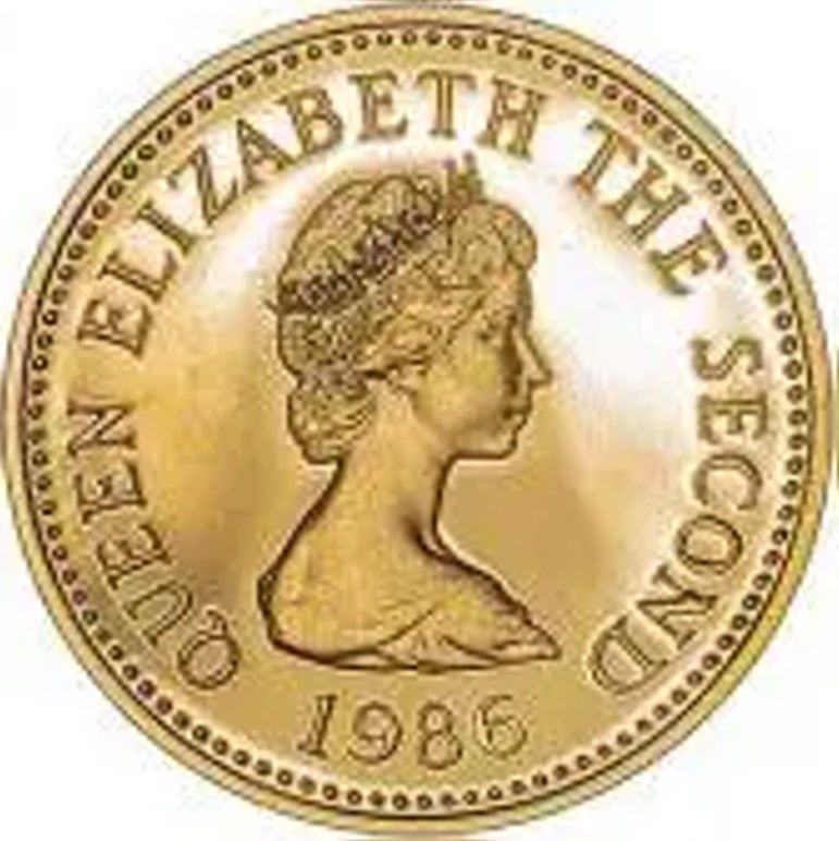 Jersey 1 Pound - Elizabeth II Grouville; Gold Proof obverse