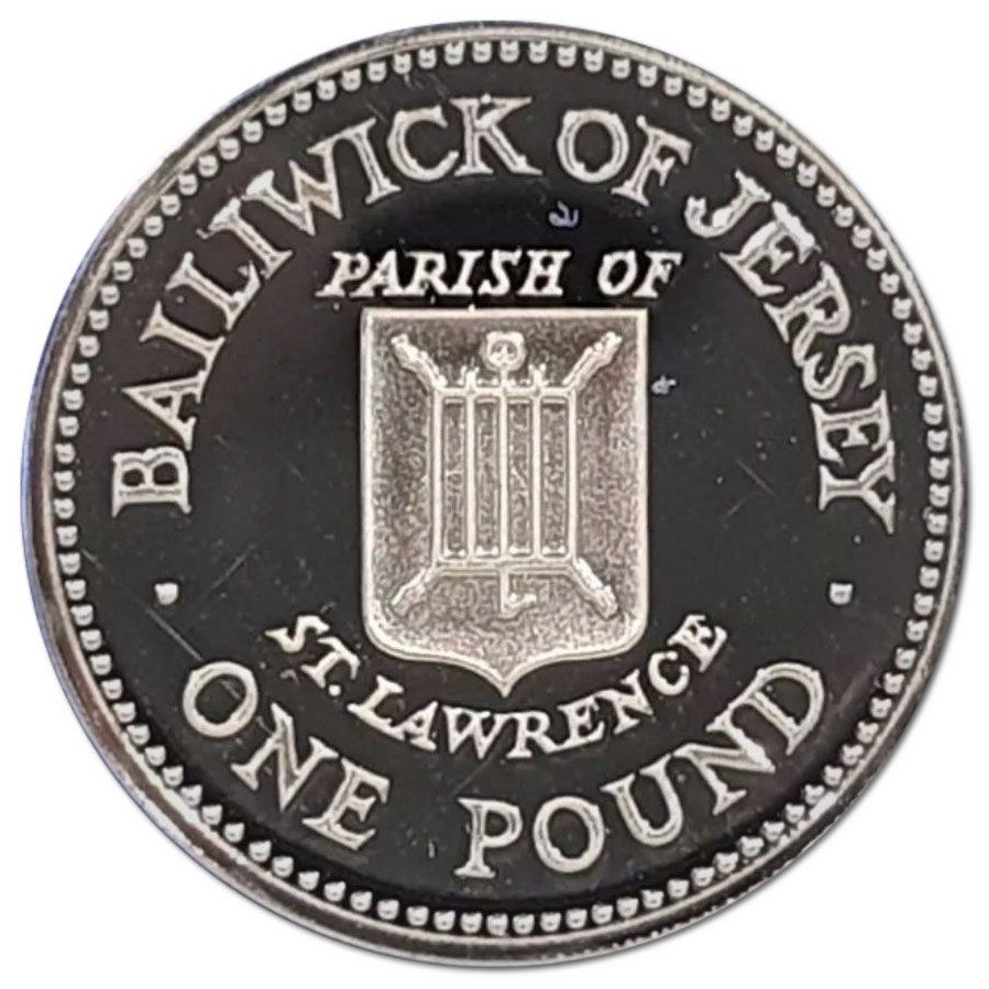 Jersey 1 Pound - Elizabeth II St. Lawrence; Silver Proof
