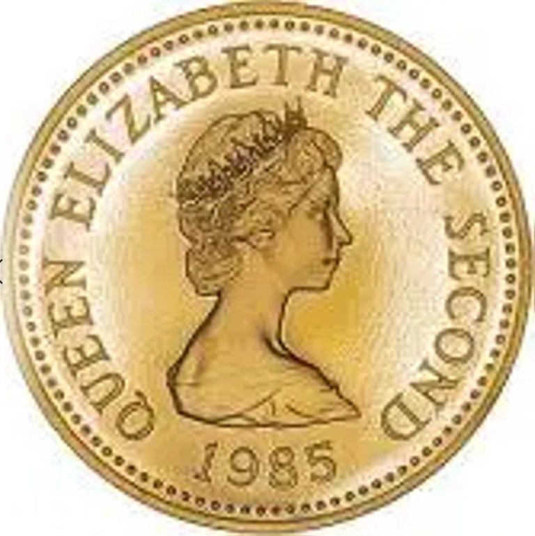 Jersey 1 Pound - Elizabeth II St. Lawrence; Gold Proof obverse