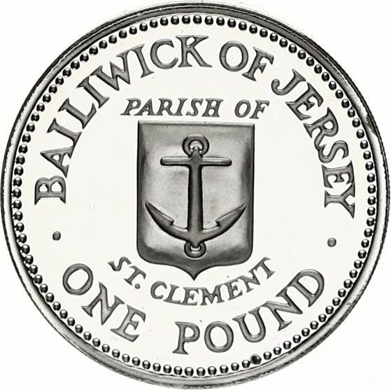 Jersey 1 Pound - Elizabeth II St. Clement; Silver Proof