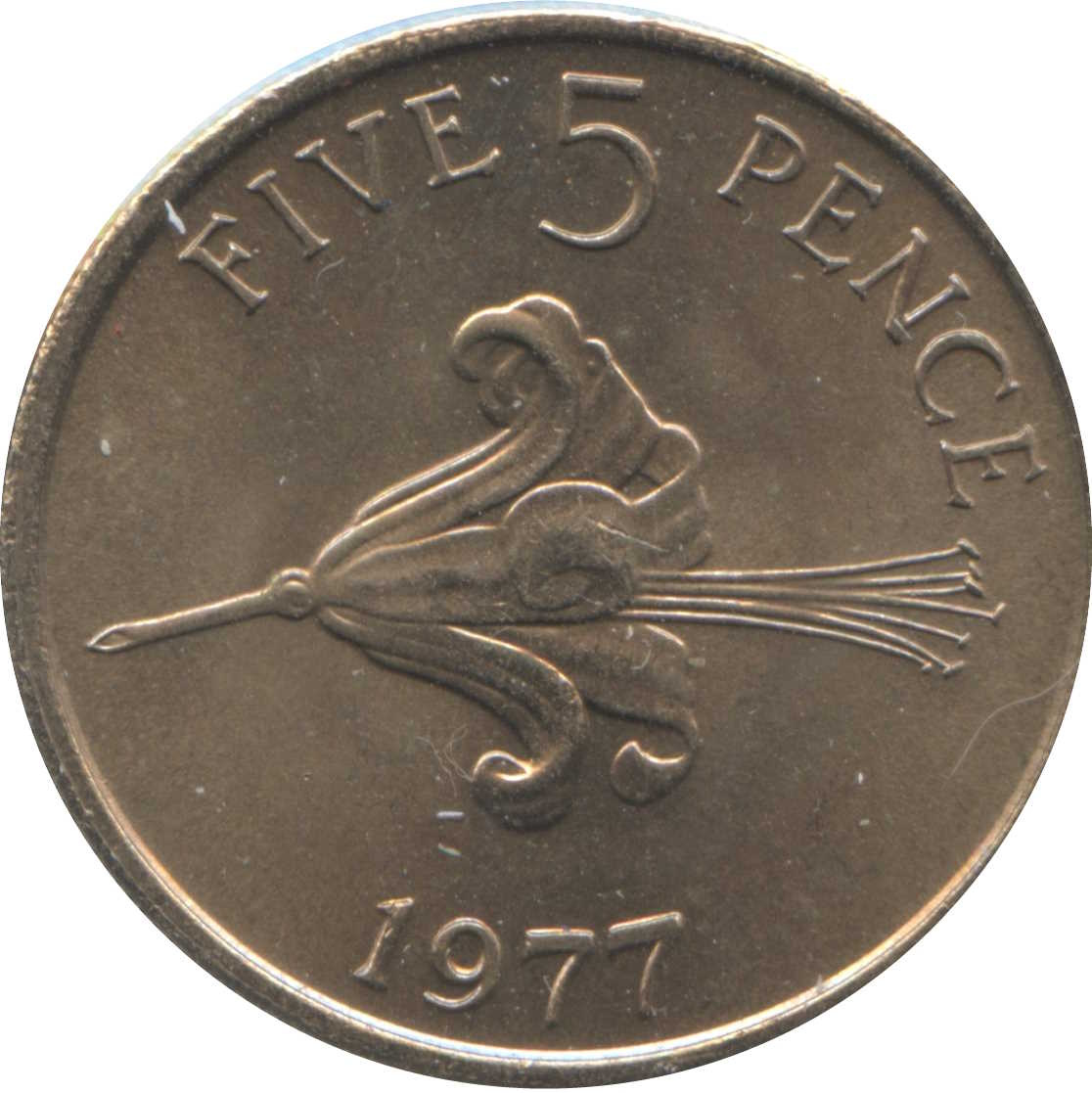 Guernsey 5 Pence - Elizabeth II